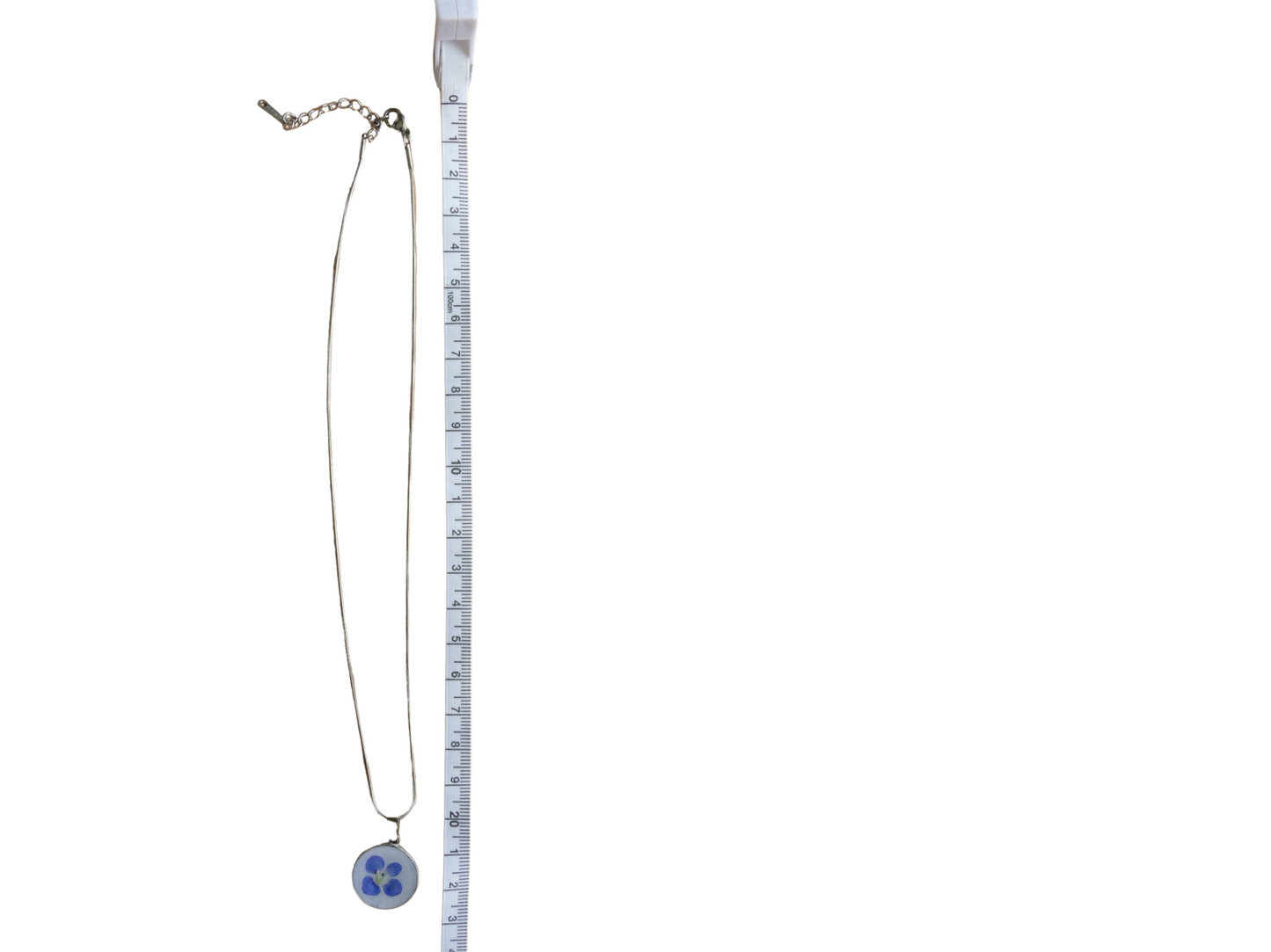 Blue Flower - Stainless Steel